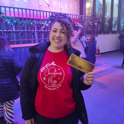 Quot;Last Christmas As A Miss" Sweatshirt - Snowflake - Personalized Brides