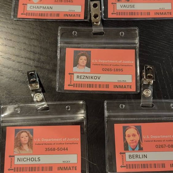 PRINTABLE Alex Vause, Orange is the New Black, Id Card, Name Badge ...