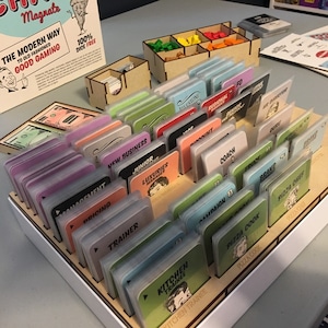 food chain magnate card sleeves Vintage Library Wallet Cards (set of 50) main image 0