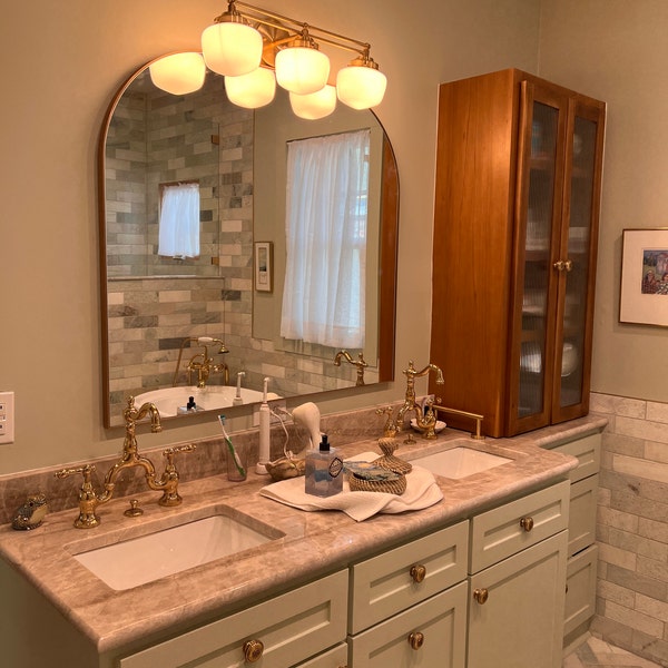 Art Deco Vanity - Bathroom Lighting - Bathroom Wall Light - Art Deco ...