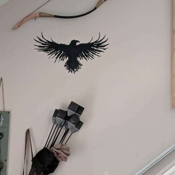 Raven Metal Viking Wall Art, Odin’s Ravens, Norse Raven Mythology Art ...