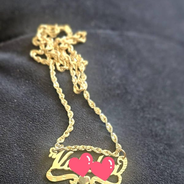 10K Yellow Gold Rope Chain | Real Gold Diamond Cut Lightweight Necklace ...