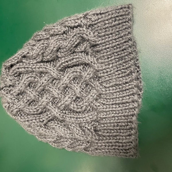 KNITTING PATTERN X Knit Hat Pattern, Cable Knit Hat Pattern, Men and ...