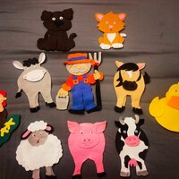 Flip Flap Jack Felt Story Pattern Includes Printable Story DIY PATTERN ...