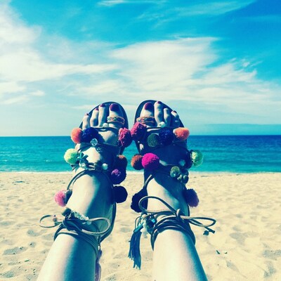 uspa leather sandals