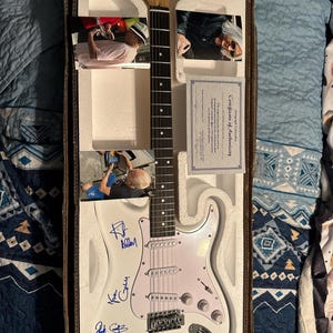 Taylor added a photo of their purchase