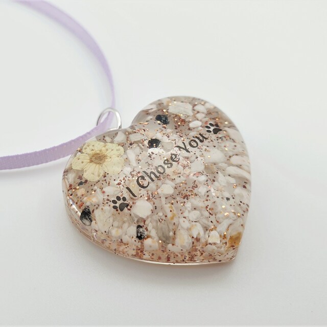 Cylallen Heart Cremation Urn Necklace Pendant For