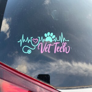 CafePress Vet Tech Oval Bumper Sticker - Blue, 3"x5" Or 4.5"x7.5", 4mil Vinyl, Weather-Resistant Car Decal - View #14
