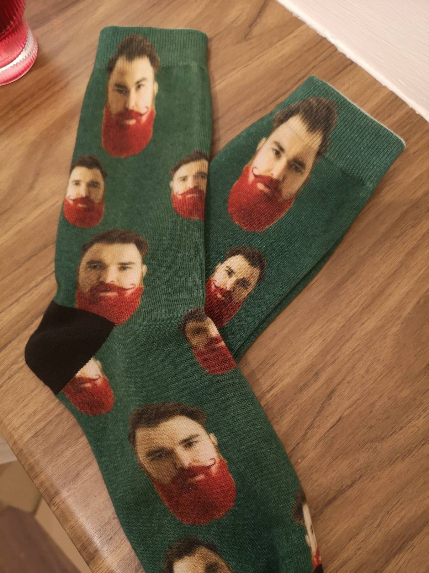 Custom Face Socks with Picture, Personalized Smiley Photo Socks, Funny Socks with face,Funny Sock gag Gifts for Men Women, Christmas Gifts