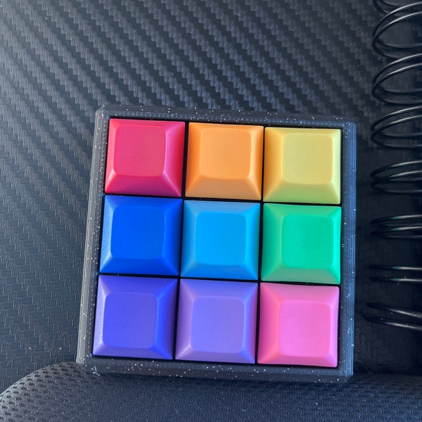 Mechanical Switch Clicky Fidget - 105+ Colors, Th 9 Keys Pad, Keyboard ...