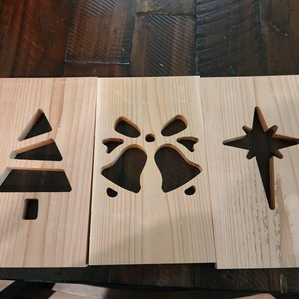 Christmas Lantern Router Templates – Star Stencil, Christmas Tree ...