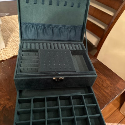 Oversize 3 Layers Jewelry Box Organizer Customized Name Jewelry Box ...