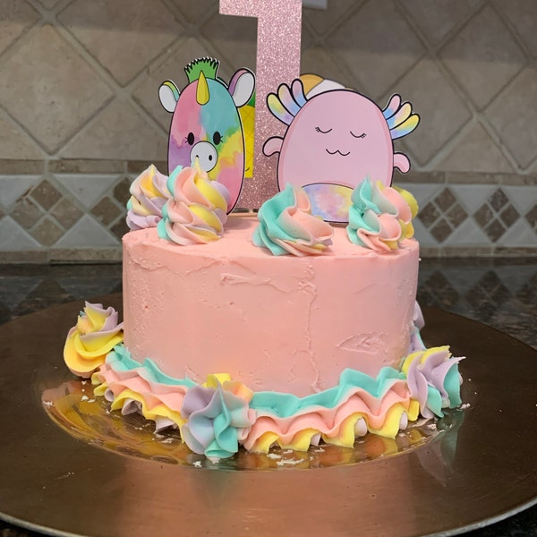 Glitter First Birthday Cake Topper | Number One Topper - Etsy