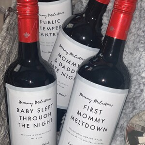 New mommy wine labels
