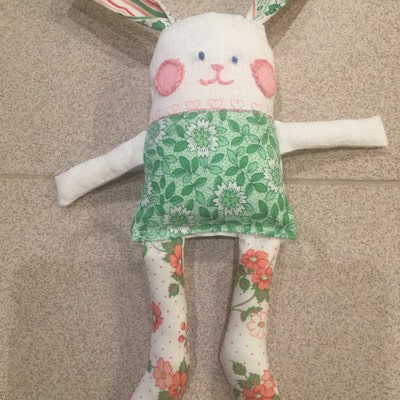 DIY Bunny Pattern PDF Make Your Own Woodland Plush Toy Bunny - Etsy