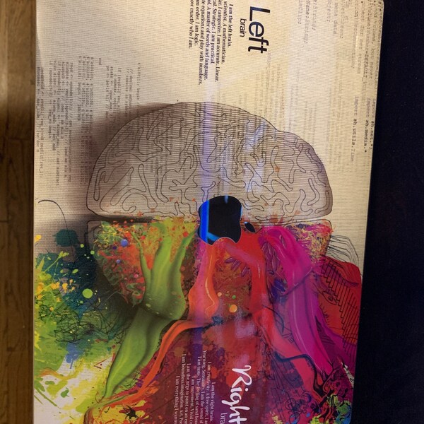 Painting MacBook Skin Left Right Brain MacBook Decal MacBook Sticker ...