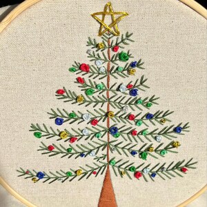 クリスマスツリー刺繍キット：DIYオーナメントセット - Etsy 日本