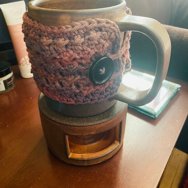 Mug Cozy Crochet Mug Wrap Mug Warmer Farmhouse Coffee Cozy Tea