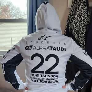 Yuki Tsunoda Formula 1 2022 Shirt Hoodie Racing Uniform Clothes