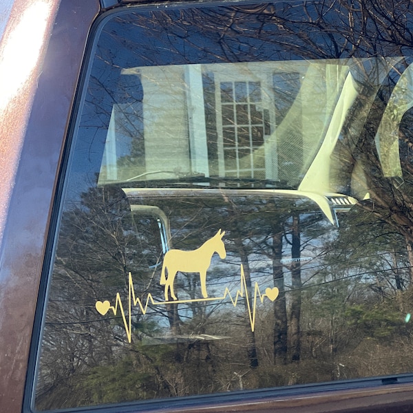 White 8" Coffee Heartbeat Lifeline Decal Sticker Car, Laptop Ipad - Foto 2