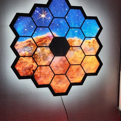 Galaxy LED Wall Art Sign, Light-up Sign, Outer Space, Neon Like, Wall ...