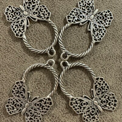 2 Pezzi (1 Paio) Ganci A V Per Orecchini In Argento 925 – Fatti A Mano – DIY