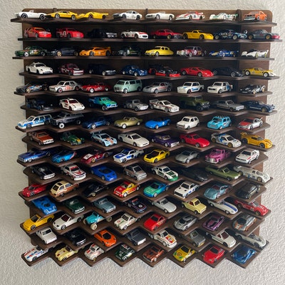 120 Car Hot New Display Case Diagonal Shelves Tilted / Flat - Etsy