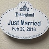 Disney Plaque Set Disneyland & Disneyworld - Etsy