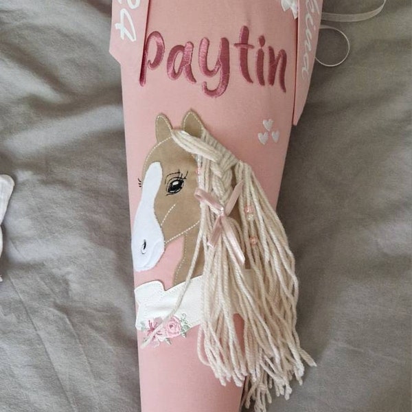 Blaue Schultütenschleife Aus Satin - 60cm Große Schleife Für Einschulung & Feste