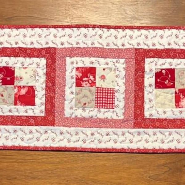 Scrappy Patchwork Table Runner Pattern - PDF Only - Etsy