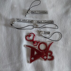 Ao3 Carabiner Keychain and Mystery Tags - Etsy