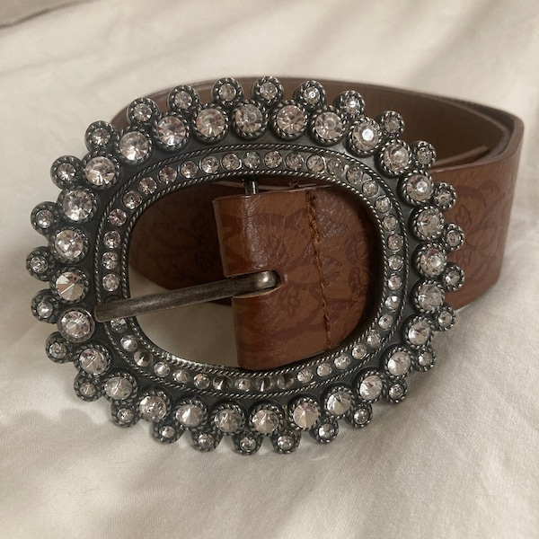 Genuine Suede Leather Coin Belt