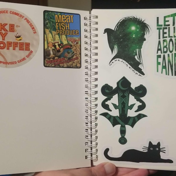 Library of Stickers Reusable Sticker Book, Librarian Decal Collection ...