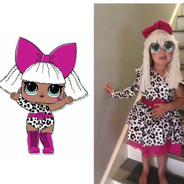 LOL Doll Surprise Diva LOL Doll costume Hair Wig Halloween Etsy