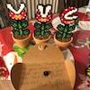 Potted Piranha Mario Plants Video Game Decor Desk Plant Game Room Decor ...