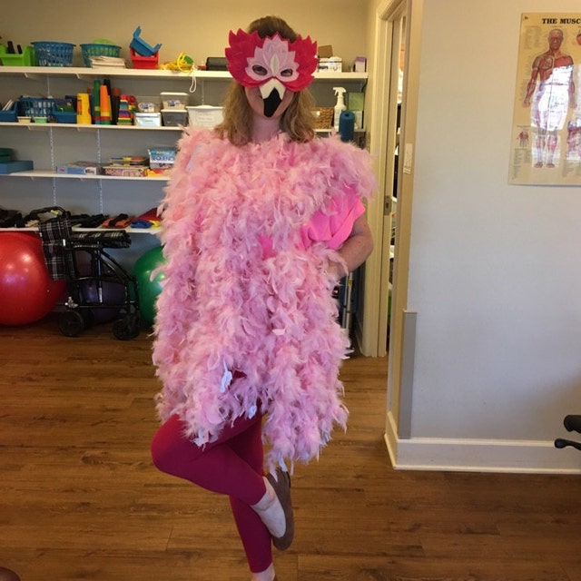 Francesca the Flamingo Mask Costume for pretend play | Etsy