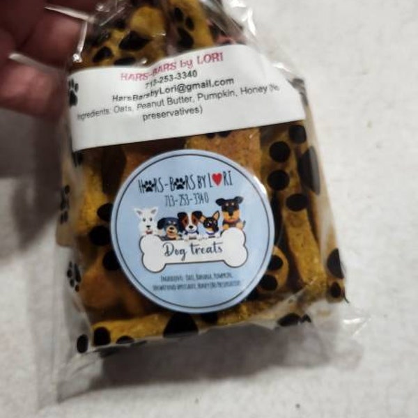 Circle Dog Treat Stickers, Personalized Dog Bakery Labels - Etsy