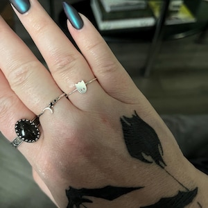 Customer photo, Ghost Stacking Ring