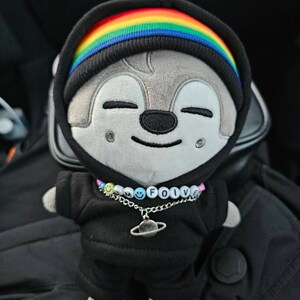 Wolfchan Black Outfit, Bang Chan Hoodie Set, 20cm Doll Wolfchan Black Outfit, Bang Chan Hoodie Set, 20cm Doll