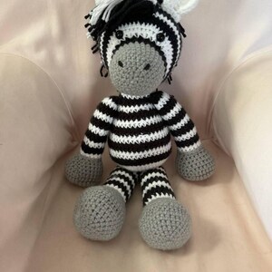 Crochet Zebra Pattern Amigurumi Zebra Pattern Pdf Tutorial