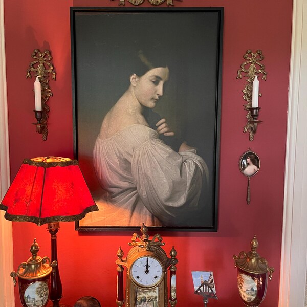 FRENCH ART NOUVEAU Drawer Handles Pair of Antique French Secessionist