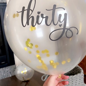 30th Birthday Gold or Rose Gold Confetti Party Decorations for Her ...
