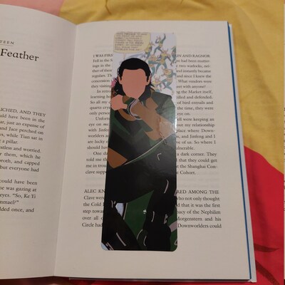 Custom Marvel Loki Bookmark Minimalist Style Superhero Art Geeky Comic ...