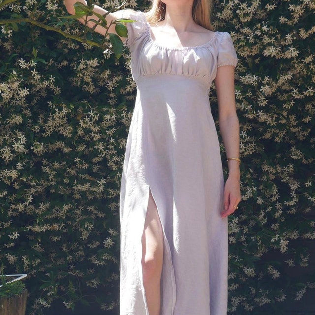 Empire Gathered Dress Sewing Pattern PDF XS-XL - Etsy 