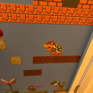 BOWSER vinyl decal from Super Mario Bros. Choose Your Favorite