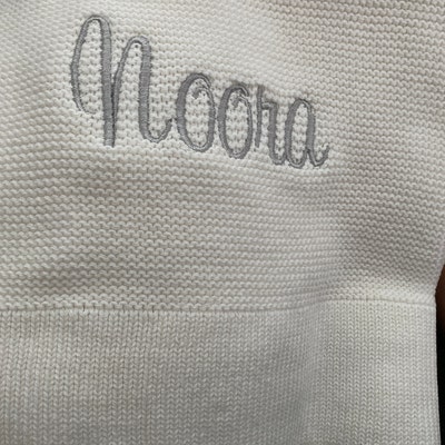 Monogrammed Baby Blanket Personalized Baby Blankets for Baby - Etsy