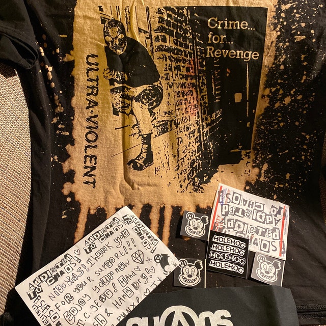 Ultraviolent Uk 82 Punk Shirt Crime for Revenge - Etsy