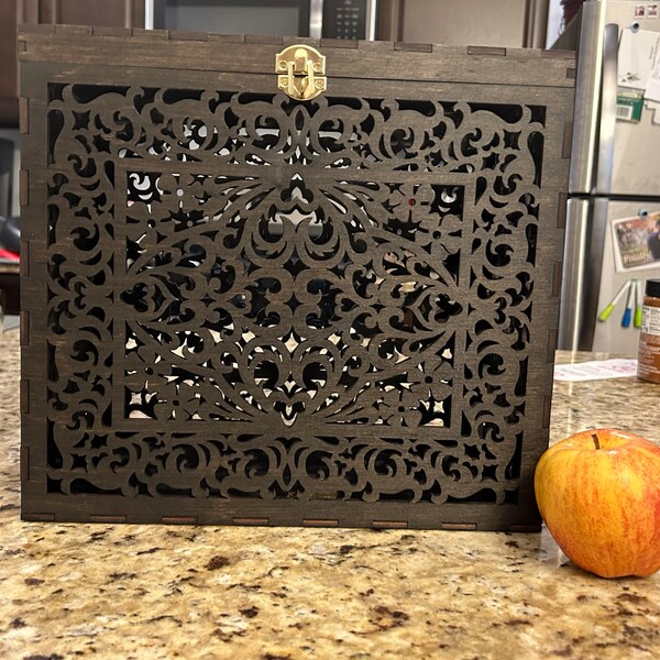 Gold Wedding Card Box With Lock Wedding Card Holder Wedding Post Box