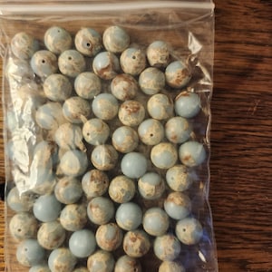 Perle Di Amazzonite Naturali 4-12 Mm | Pietre Per Gioielli Fai Da Te | Bracciali E Collane