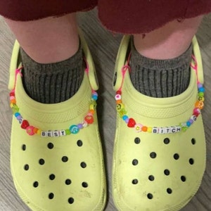 Beaded crocs deals